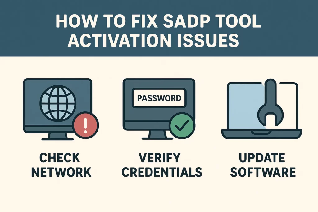 How to Fix SADP Tool Activation Issues